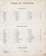 Table of Contents, Grant County 1895